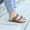 Plüsch Sandalen
